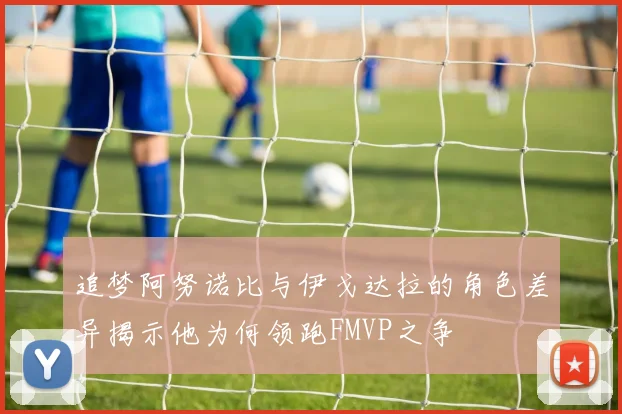 追梦阿努诺比与伊戈达拉的角色差异揭示他为何领跑FMVP之争